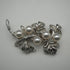 Vintage Silver-Tone Pearl-Embellished Twig Brooch