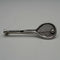 Antique Silver Tennis Racket-Shaped Brooch