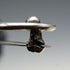 Antique Silver Tennis Racket-Shaped Brooch
