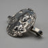 Broche de plata de ley de 1902, estilo Art Nouveau, relieve de mujer, James Deakin & Sons, antigüedad británica.