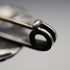 Broche de plata de ley de 1902, estilo Art Nouveau, relieve de mujer, James Deakin & Sons, antigüedad británica.