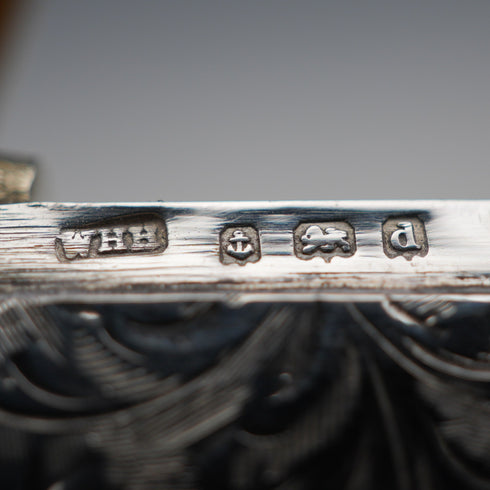 1903年 英国アンティーク 純銀製 ヴェスタケース 30g WILLIAM HAIR HASELER