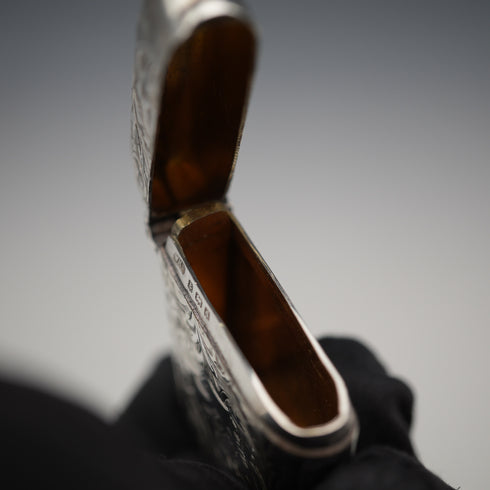 1903年 英国アンティーク 純銀製 ヴェスタケース 30g WILLIAM HAIR HASELER
