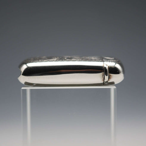 Vesta case de plata de ley, antigüedad británica de 1903, 30 g, Samuel Levi