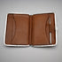 1909 British Antique Sterling Silver Bifold Card Case with Sterling Silver Pencil Walker&Hall