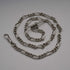 Vintage Cadena Figaro de Plata de Ley Alberto Cadena Longitud total 50cm 34g