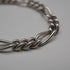 Vintage Cadena Figaro de Plata de Ley Alberto Cadena Longitud total 50cm 34g