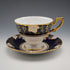 British Vintage Royal Crown Derby “Vine Cobalt” Cup & Saucer ①