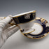 British Vintage Royal Crown Derby “Vine Cobalt” Cup & Saucer ①