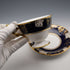 英國復古 Royal Crown Derby「葡萄藍」茶杯與茶碟①