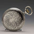 Around 1913 Antique Zenith pocket watch Art Nouveau engraving Hunter case on silver side Works well