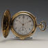 1918年頃 アンティーク Le Phare ミニッツリピーター&クロノグラフ 懐中時計 金張りハンターケース 整備済