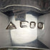 1979 British vintage cut glass square decanter with pure silver decoration JA Campbell