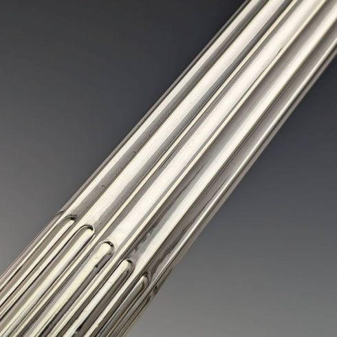 英国アンティーク シルバープレート製 大型燭台ペア キャンドルスタンド