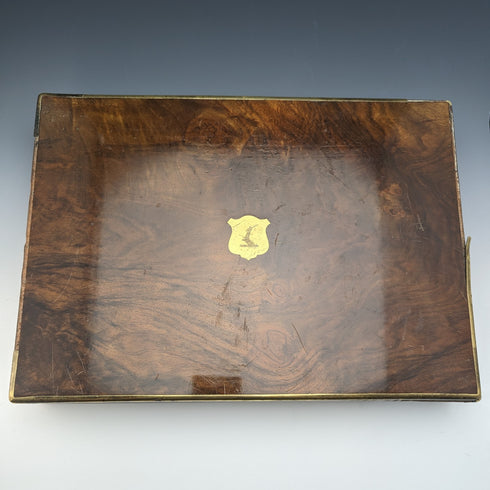 1877 British antique sterling silver cutlery 12 pairs total 1475g Francis Higgins wooden box