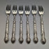 1877 British antique sterling silver cutlery 12 pairs total 1475g Francis Higgins wooden box