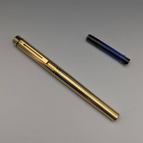 美国复古 Sheaffer 塔加 (Targa) 镀金钢笔