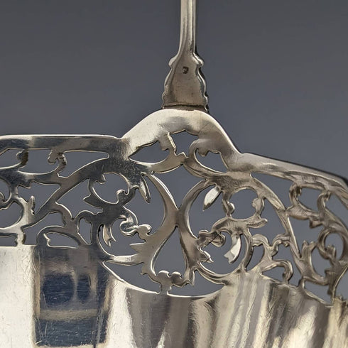 1929年 英国ヴィンテージ 純銀製 シュガーバスケット 100g Walker and Hall