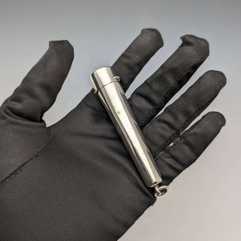 1899 British antique pure silver needle case 16g