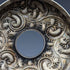 1910 British antique pure silver lid cut glass jar JH Worrall and Son