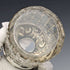 1910 British antique pure silver lid cut glass jar JH Worrall and Son