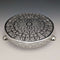 1923 British antique silver plated teapot coaster