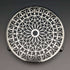 1923 British antique silver plated teapot coaster