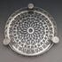 1923 British antique silver plated teapot coaster