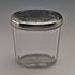 1880 British Antique Pure Silver Lid Glass Bottle Arnold and Lewis