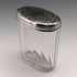 1880 British Antique Pure Silver Lid Glass Bottle Arnold and Lewis