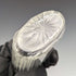 1880 British Antique Pure Silver Lid Glass Bottle Arnold and Lewis