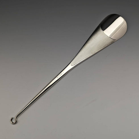 Calzador y abotonador de plata esterlina vintage, Reino Unido 1930, Mappin & Webb