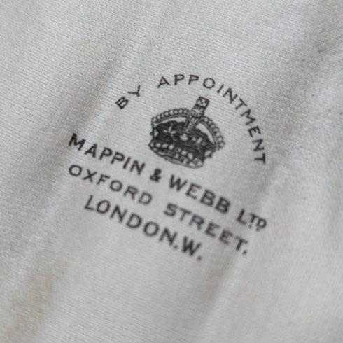 1929 English Vintage Sterling Silver Teaspoon Set of 6 in Case Mappin and Webb