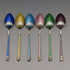 Juego de 6 cucharillas de té de plata de ley vintage británicas de 1929, en estuche, Mappin and Webb