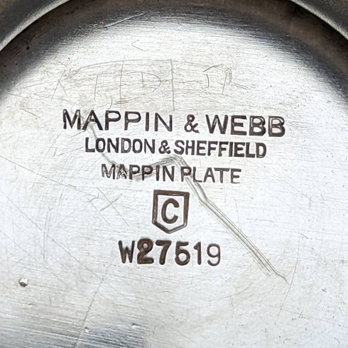 1922年頃 英国アンティーク シルバープレート製 コンポート/タッツァ 直径22cm Mappin and Webb