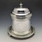 Around 1896 British Antique Silver Plated Biscuit Barrel Henry Bourne