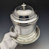 Around 1896 British Antique Silver Plated Biscuit Barrel Henry Bourne