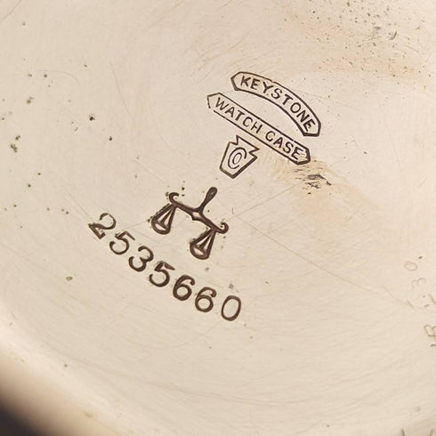 1896年 米国アンティーク エルジン 懐中時計 金張りハンターケース 動作良好