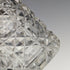 1905 British Antique Cut Glass Perfume Bottle Pure Silver Lid S Blankensee