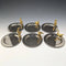 British Vintage Small Dish Set of 6 Animal Finials