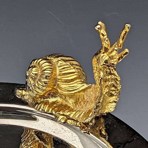 British Vintage Small Dish Set of 6 Animal Finials