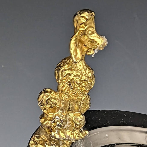 British Vintage Small Dish Set of 6 Animal Finials