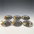 British Vintage Small Dish Set of 6 Animal Finials