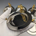 British Vintage Small Dish Set of 6 Animal Finials