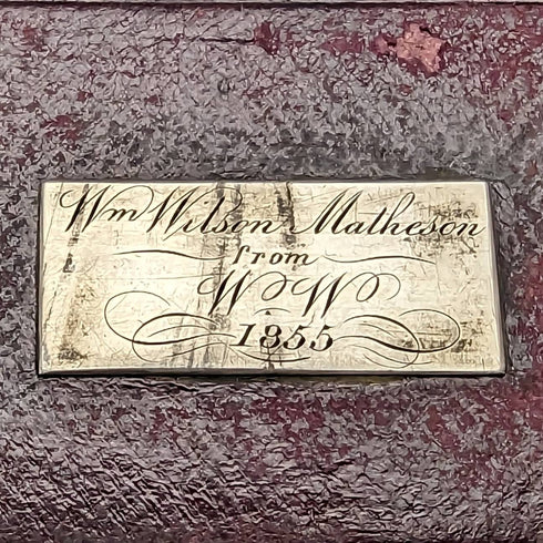 1854年 英国アンティーク 純銀製クリスニングカトラリーセット ケース入 George Willaim Adams