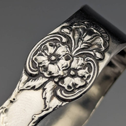 Pinzas para azúcar de plata chapada, diseño vintage nórdico, TH Marthinsen