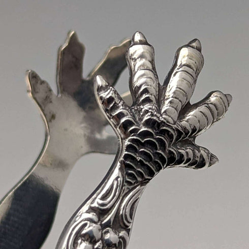Pinzas para azúcar de plata chapada, diseño vintage nórdico, TH Marthinsen