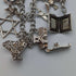 British vintage sterling silver charm bracelet 31g