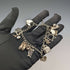British vintage sterling silver charm bracelet 31g