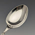 Cuchara de recuerdo de plata de ley con decoración de esmalte, vintage británica de 1938
